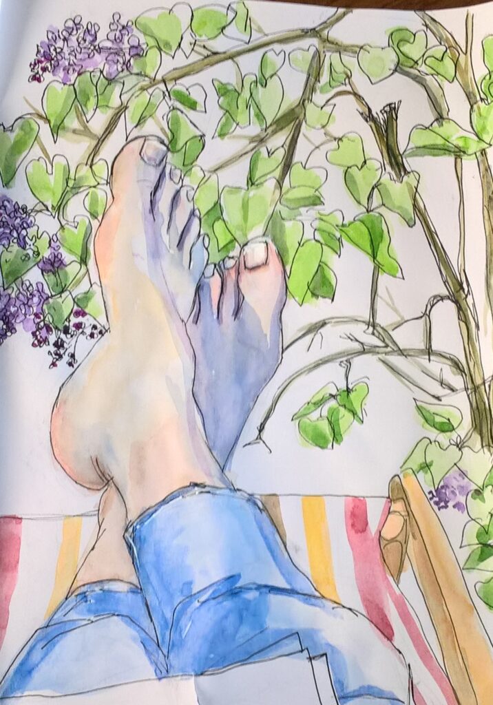 pieds - croquis du quotidien